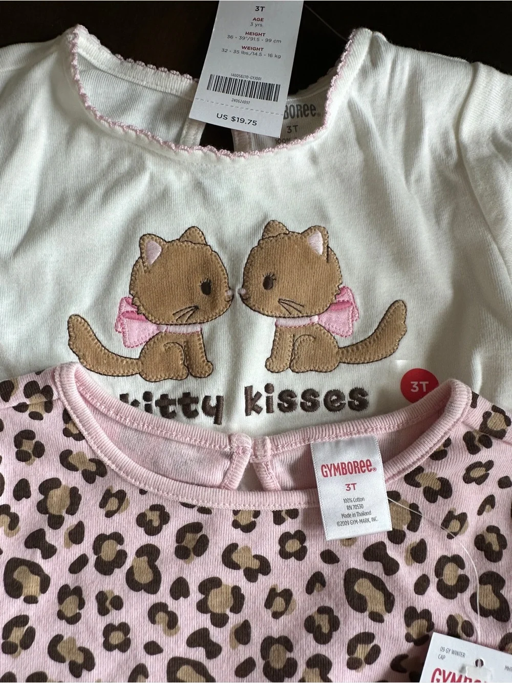 NWT Gymboree Kitty Glamour Outfit‎ Set, Sz 3T, Jeans Sweater Shirts